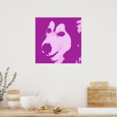 Poster Chien malamué (Cuisine)