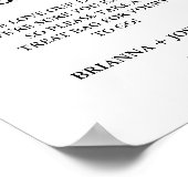 Poster Chien mariage moderne traiter signe biscuit bar en (Coin)