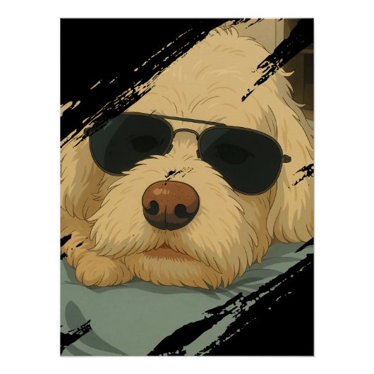 Poster Chien Max (Devant)