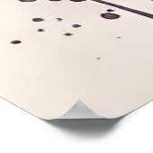 Poster Chien mignon Dachshund en aquarelle (Coin)