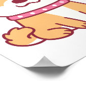 Poster Chien mignon Shiba Inu (Coin)
