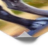 Poster Chien noir norvégien Elkhound (Coin)