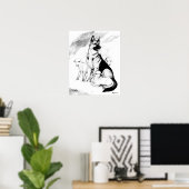 Poster Chien paradis (Bureau à domicile)