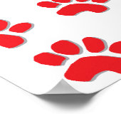 Poster Chien Paws (Coin)