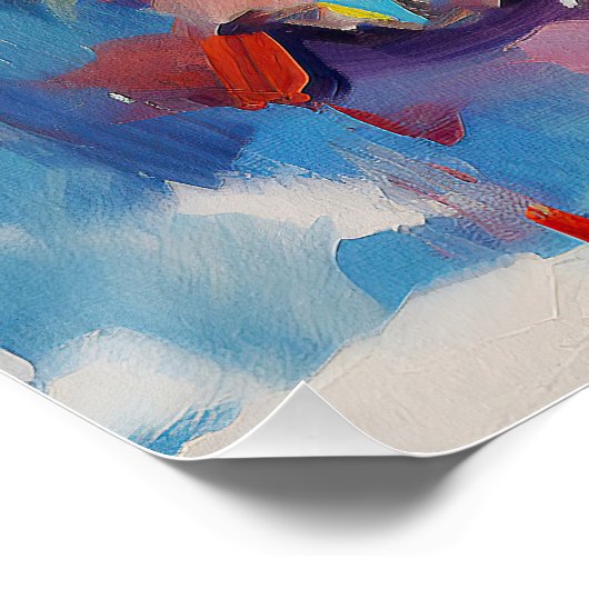 Poster Chien Poméranien Super mignon 005 - Xeno Lucilfe (Coin)