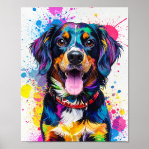 Poster Chien pop art