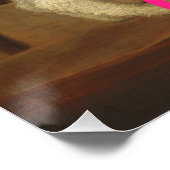 Poster Chien Pop Art Stupid Jeux Drôle rose Sassy (Coin)