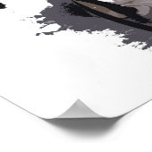 Poster chien postérigé et ombre (Coin)