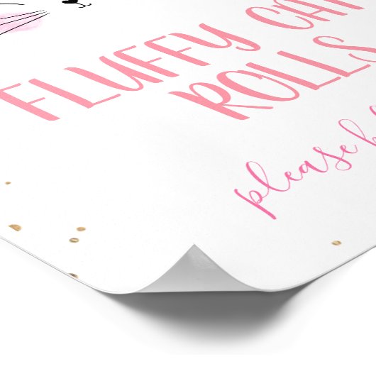 Poster Chien rose Floral Visage et Bow Signal d'anniversa (Coin)