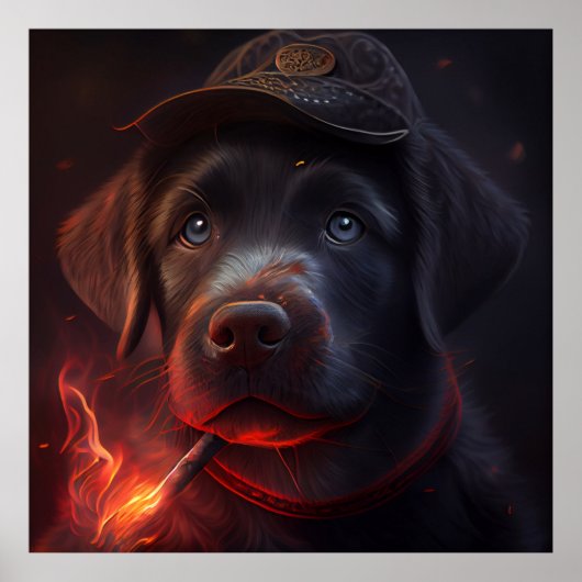 Poster Chien rouge (Devant)