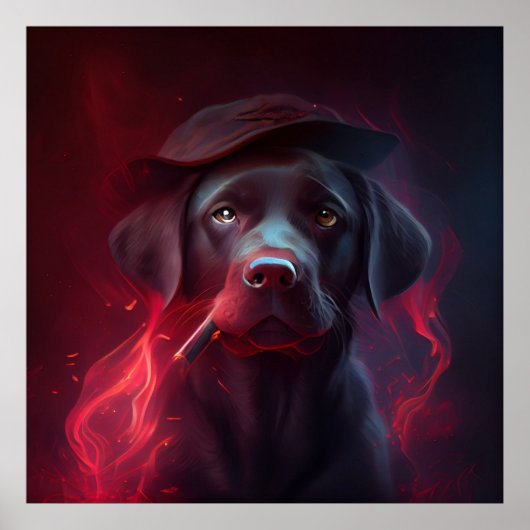 Poster Chien rouge (Devant)