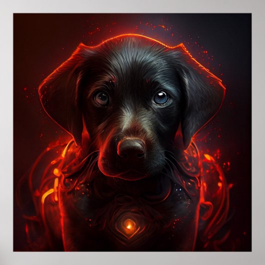 Poster Chien rouge (Devant)