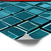 Poster chien Saint-Bernard (Coin)