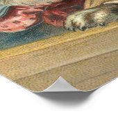 Poster Chien salé vintage (Coin)