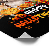 Poster Chien Shih Tzu Joyeux Halloween Thanksgiving Joyeu (Coin)