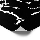 Poster Chien Skull Skeleton Courir Halloween Costume Part (Coin)