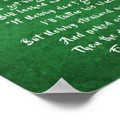 Poster Chien sur le poème de Bush australien Tuckerbox (Coin)