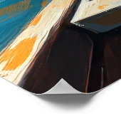 Poster Chien sur un bateau (Coin)