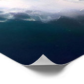 Poster Chien surf (Coin)