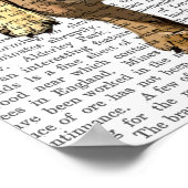 Poster Chien-taureaux français Brown avec Casquette vert (Coin)