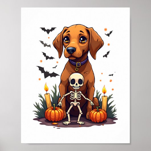 Poster Chien Voodoo Vizsla (Devant)
