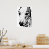 Poster Chien Whippet (Cuisine)