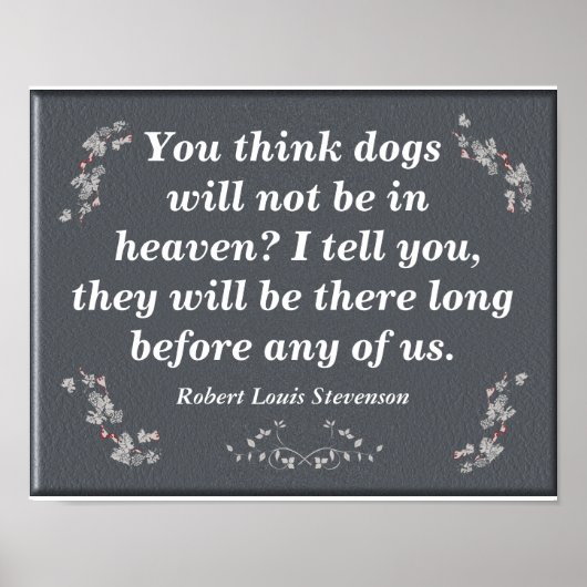 Poster Chiens au ciel - art imprimé (Devant)