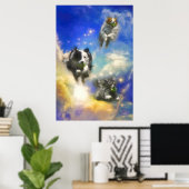 POSTER CHIENS AU CIEL "PATROLE DE BALL" (Bureau à domicile)