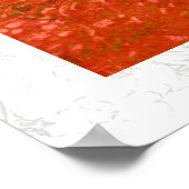 POSTER CHIENS BLANCS EN ROUGE (Coin)