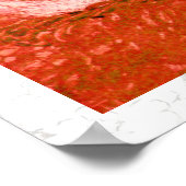 POSTER CHIENS BLANCS EN ROUGE (Coin)