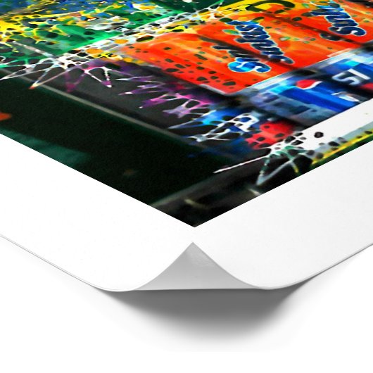 Poster "Chiens chauds NYC" par Urban59 Studio (Coin)