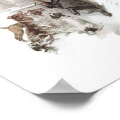 Poster Chiens & Chevaux (Coin)