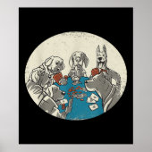 Poster Chiens cool Jouer Cartes Poker Texas Holdem (Devant)