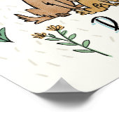 Poster Chiens dans le jardin IV | Notre Famille Est Paw-F (Coin)