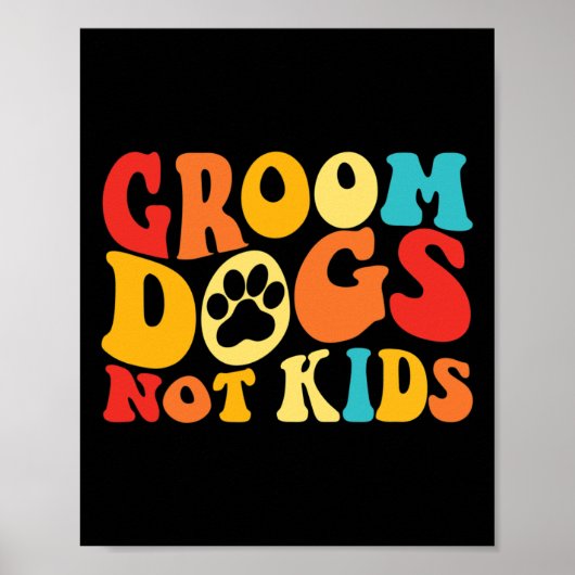 Poster Chiens de chambre pas enfants Chiens amusants Chie (Devant)