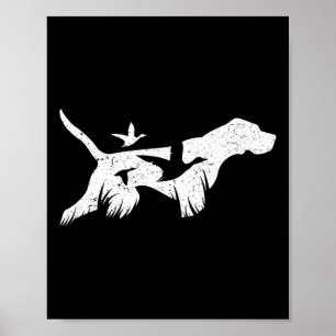Poster Chiens De Chasse Allemands À Pointeur Raccourci