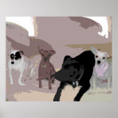 Poster Chiens de Hausmann (Devant)