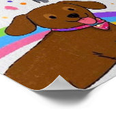 Poster Chiens de jeu Petits chiens (Coin)