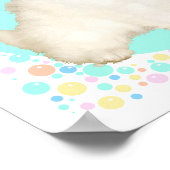 Poster Chiens de race Caniche / Bichon Célèbrent la Vie (Coin)