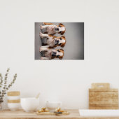 Poster Chiens de taupe mignons | Cadeau Amoureux des chie (Cuisine)