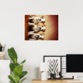 Poster Chiens de taureau anglais vraiment mignons (Bureau à domicile)