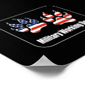 POSTER CHIENS DE TRAVAIL MILITAIRES AMÉRICAINS (Coin)