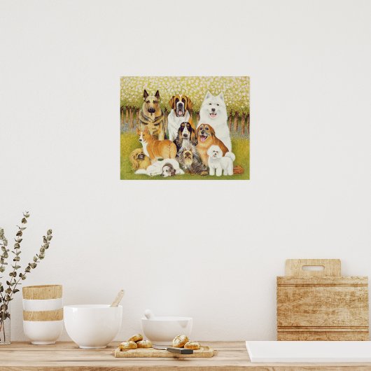 Poster Chiens en mai (Cuisine)