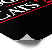 Poster Chiens Et Chats 2024 Ils mangent Les Chiens (Coin)