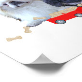 Poster Chiens heureux Bones (Coin)