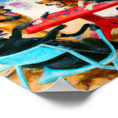 Poster chiens jouant au poker à Fort Lauderda (Coin)