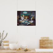 Poster Chiens jouant au poker Cassius Marcellus Coolidge (Cuisine)