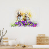 Poster Chiens jumeaux (Cuisine)