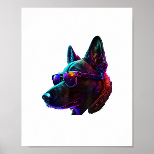 Poster Chiens Malinois belges Malinois (Devant)