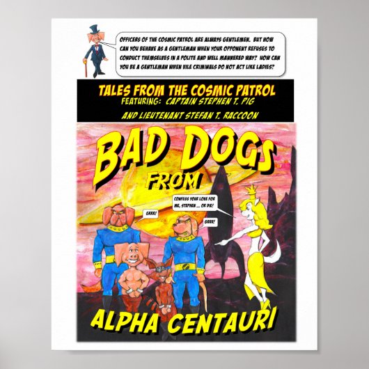 Poster Chiens mauvais de Alpha Centauri (Devant)